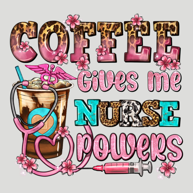 Coffee Gives Me Nurse Power Zipper Hoodie by AdoDesignShop | Teevron