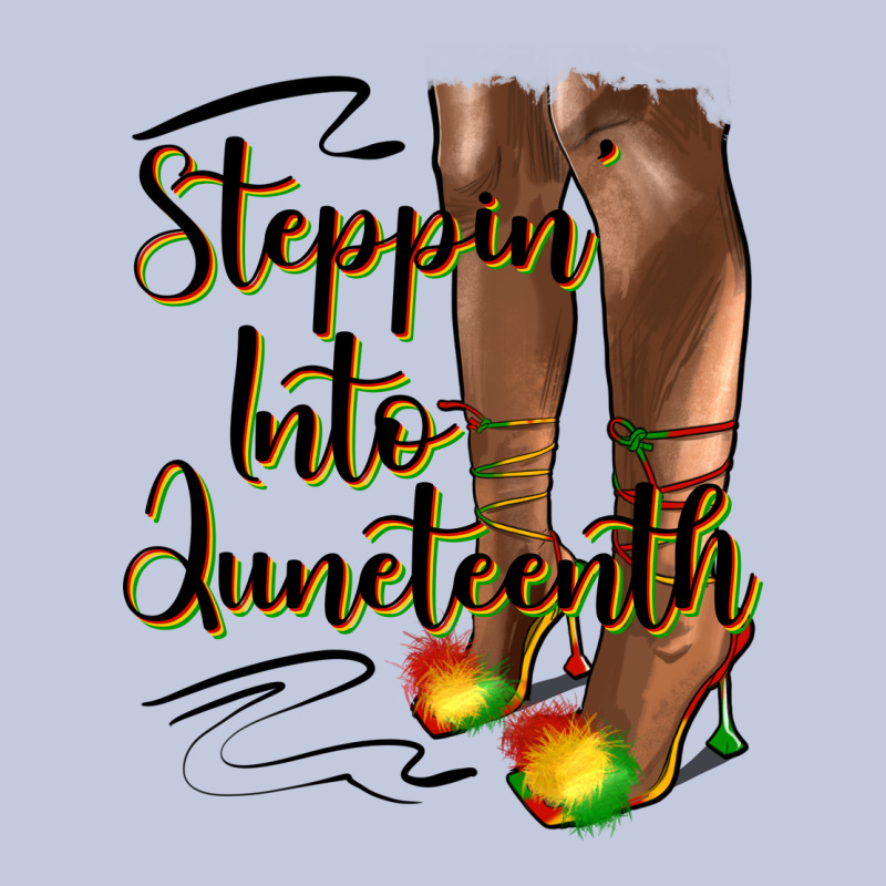 Steppin' Into Juneteenth Heels Long Sleeve Tee by HRA Design Shop | Teevron
