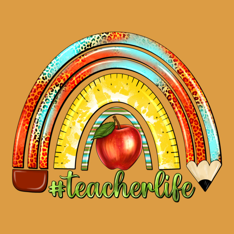 Teacher Life With Rainbow Urban Heavy Tee by texasbilliewilder | Teevron