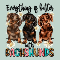 Everything Is Better With Dachshunds Zipper Hoodie | Teevron