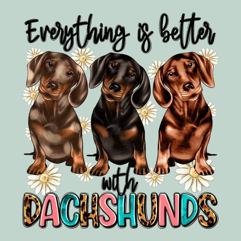 Everything Is Better With Dachshunds Zipper Hoodie by JahusDesignShop | Teevron