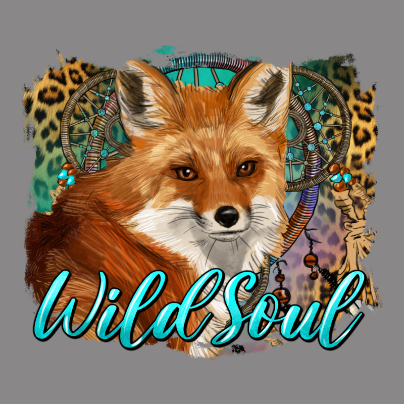 Wild Soul Fox With Dream Catcher Vintage Tee by BarkalooDesign | Teevron
