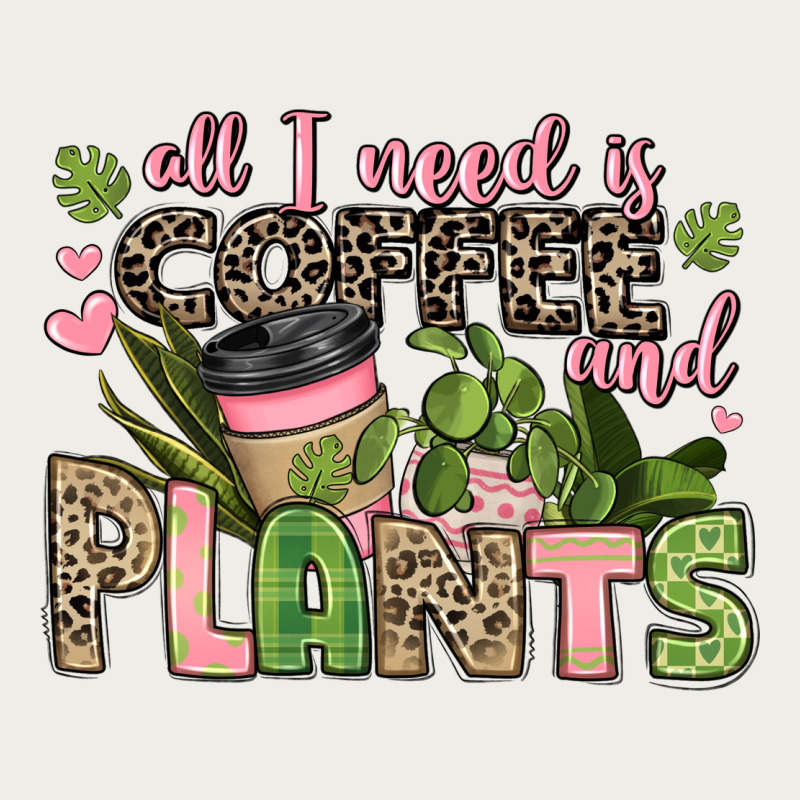 All I Need Is Coffee And Plants Zipper Hoodie by JahusDesignShop | Teevron