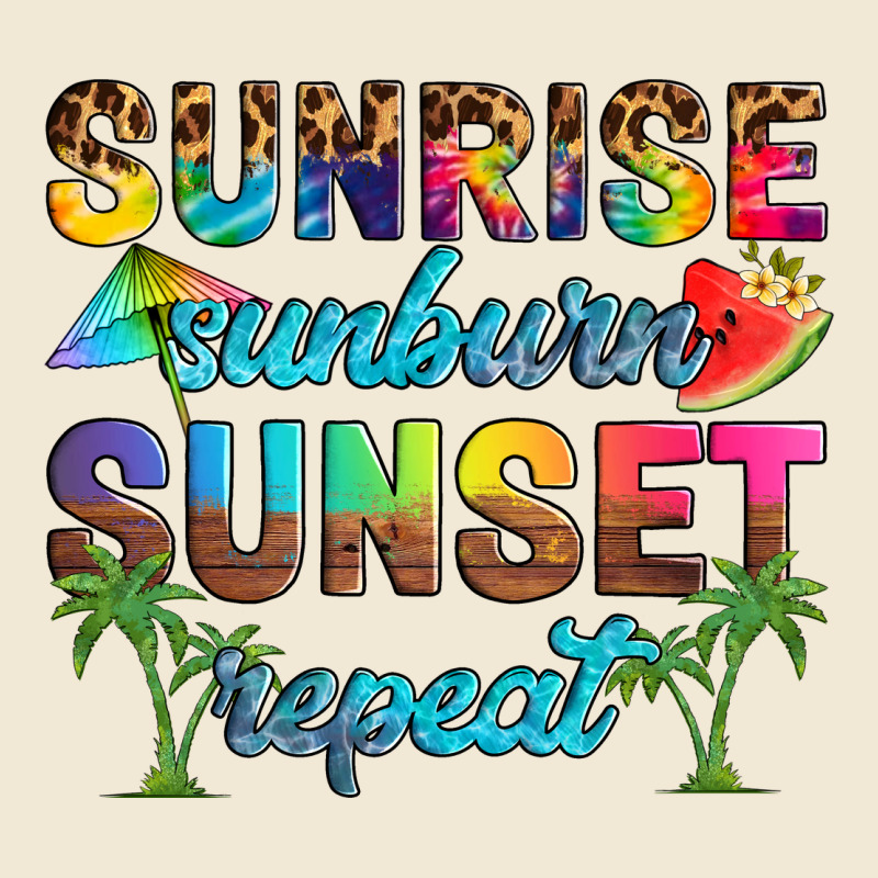 Sunrise Sunburn Sunset Repeat Premium Tee by Artiststas | Teevron