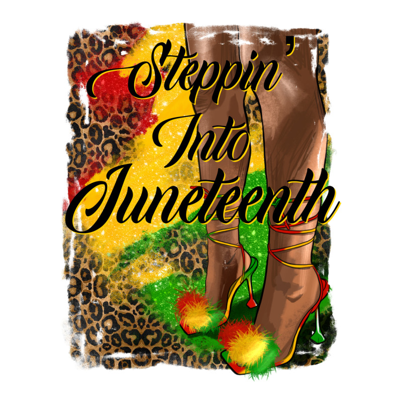 Steppin'  Into Juneteenth Long Sleeve Tee by HRA Design Shop | Teevron