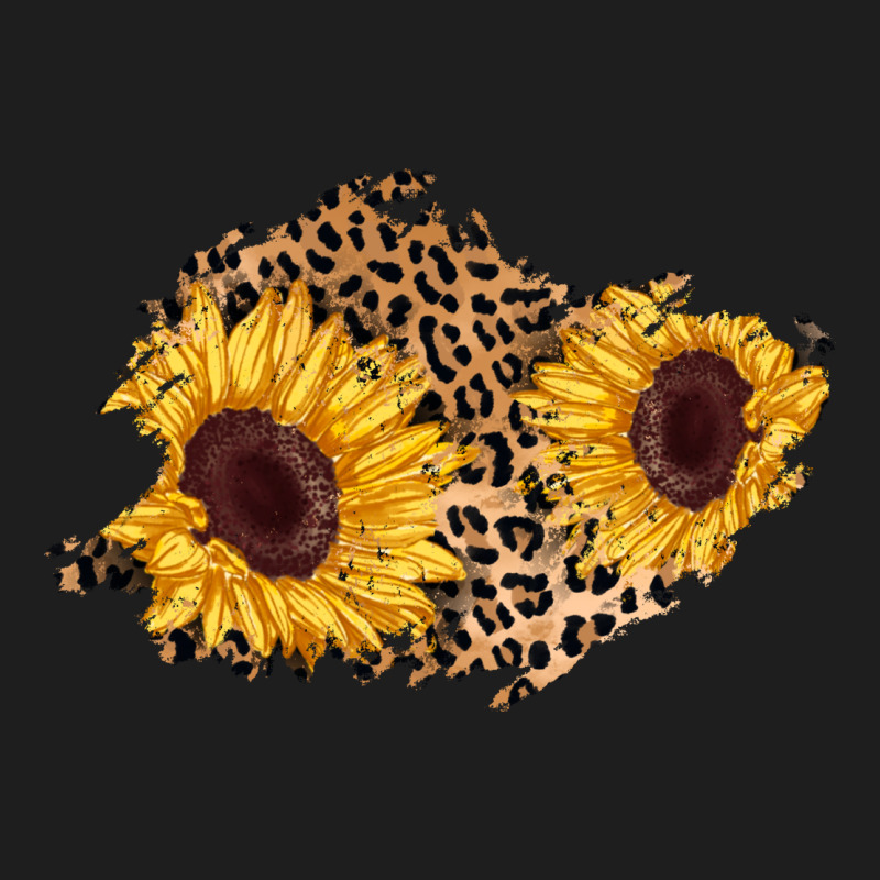 Sunflower Leopard Patch Heavyweight Hoodie by AdoDesignShop | Teevron