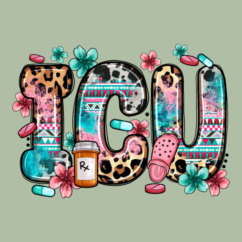 Icu Intensive Care Unit Urban Heavy Tee by Zillion Design Studio | Teevron