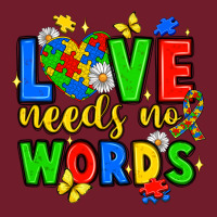 Love Needs No Words Zipper Hoodie | Teevron