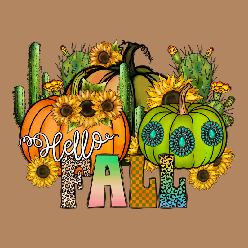 Hello Fall Long Sleeve Tee by CowhideDigitalArt | Teevron