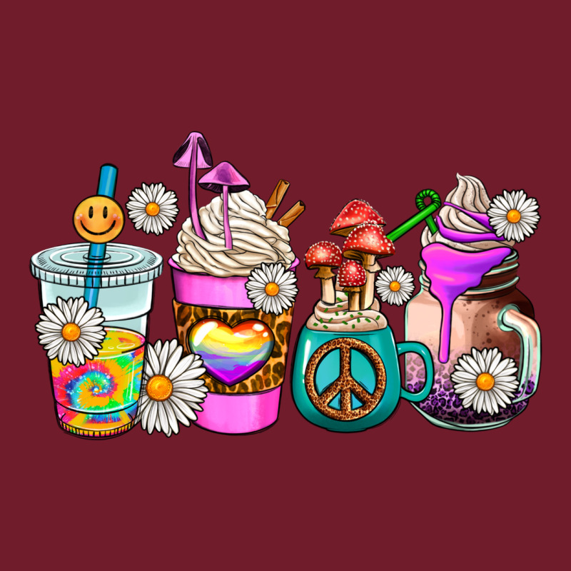 Hippie Coffee Cups Zipper Hoodie by AdoDesignShop | Teevron