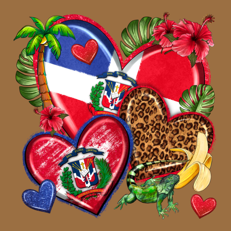 Dominican Republic  Hearts Vintage Tee by texasbilliewilder | Teevron