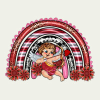 Valentine's Day Cupid Rainbow Urban Heavy Tee | Teevron