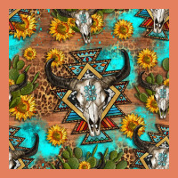 Aztec Bull Skull Seamless Pattern Classic Tee | Teevron