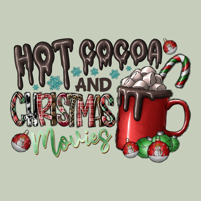 Hot Cocoa And Christmas Movies Long Sleeve Tee by CowhideDigitalArt | Teevron