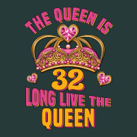 The Queen Is 32 Long Live The Queen Kopya Premium Sweatshirt | Teevron