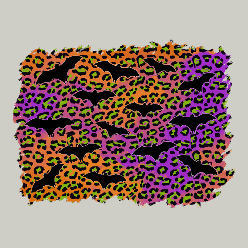 Halloween Leopard Bat Background Heavyweight Hoodie by AdoDesignShop | Teevron