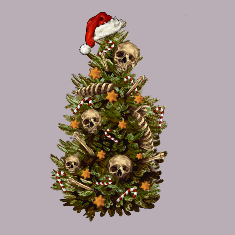 Skeleton Merry Christmas Tree Vintage Tee by RanaPortraitStore | Teevron