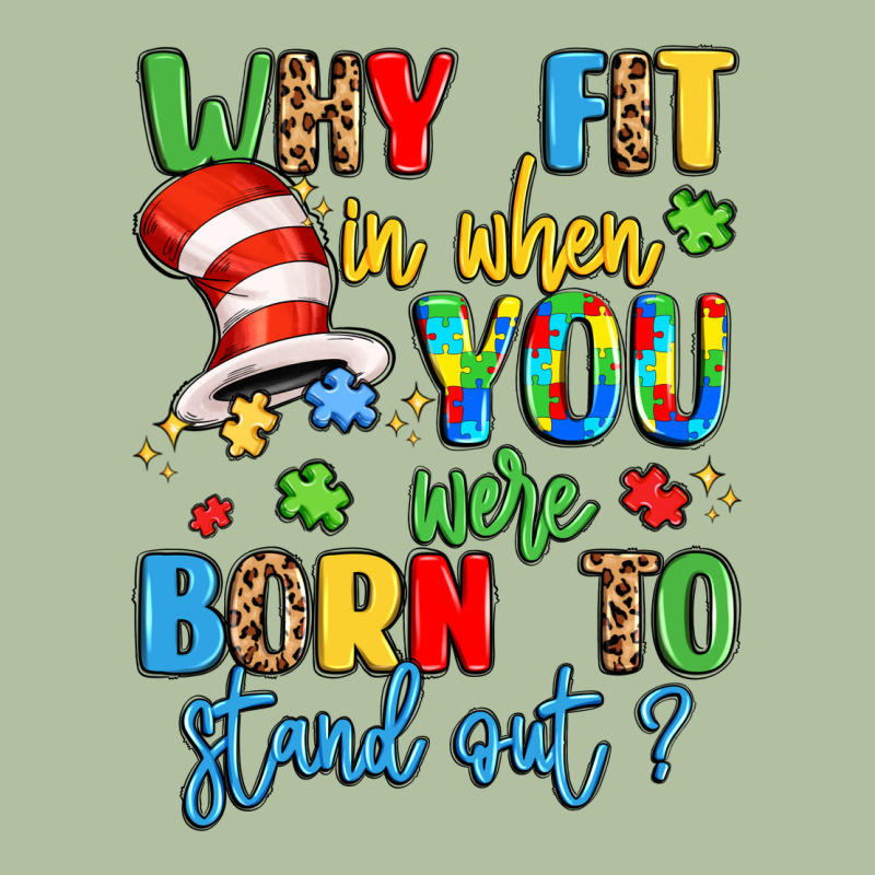 Why Fit In When You Were Born To Stand Out Urban Hoodie by LillyAllenDesigns | Teevron
