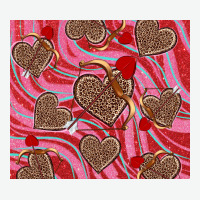 Valentine's Day Hearts Bow And Arrow Urban Heavy Tee | Teevron