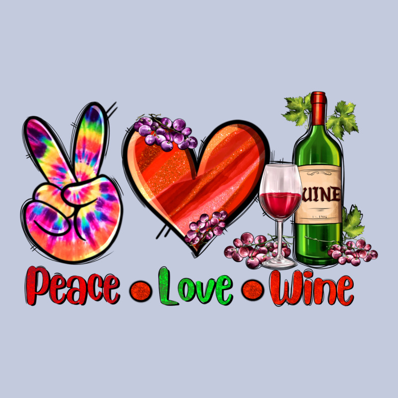 Peace Love Wine Long Sleeve Tee by AdoDesignShop | Teevron