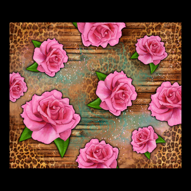 Western Pink Roses Premium Sweatshirt by LillyAllenDesigns | Teevron