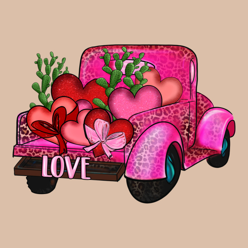 Valentine's Day Heart Cactus Truck Urban Heavy Tee by RanaPortraitStore | Teevron