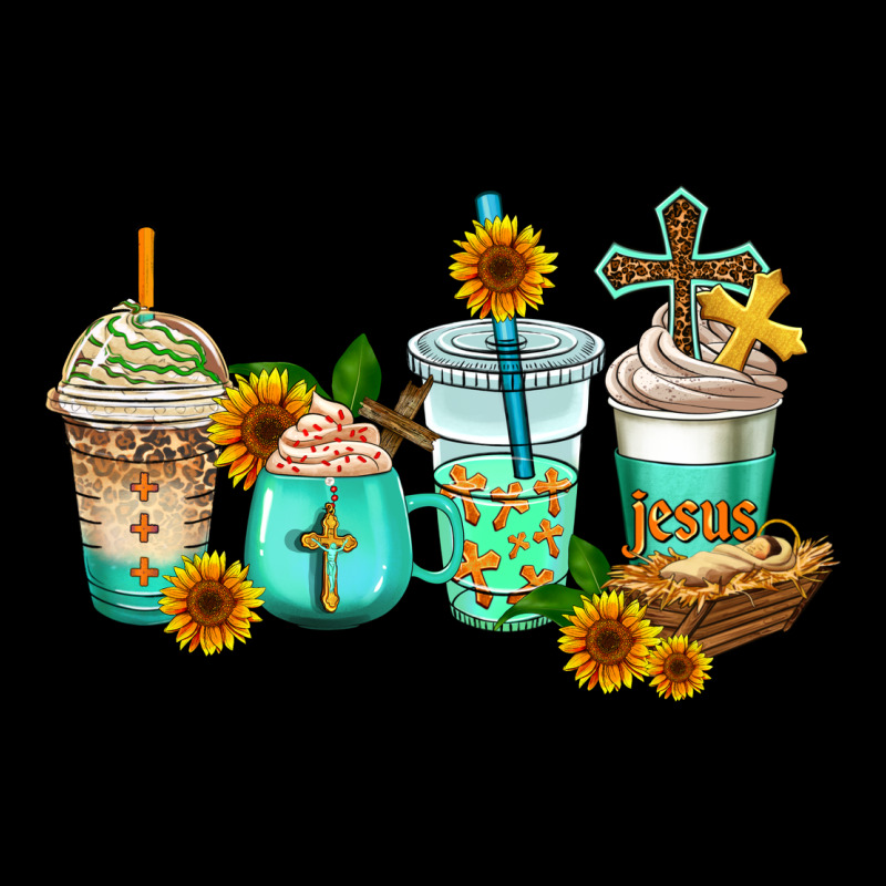 Jesus Coffee Cups Ladies Tee by AdoDesignShop | Teevron