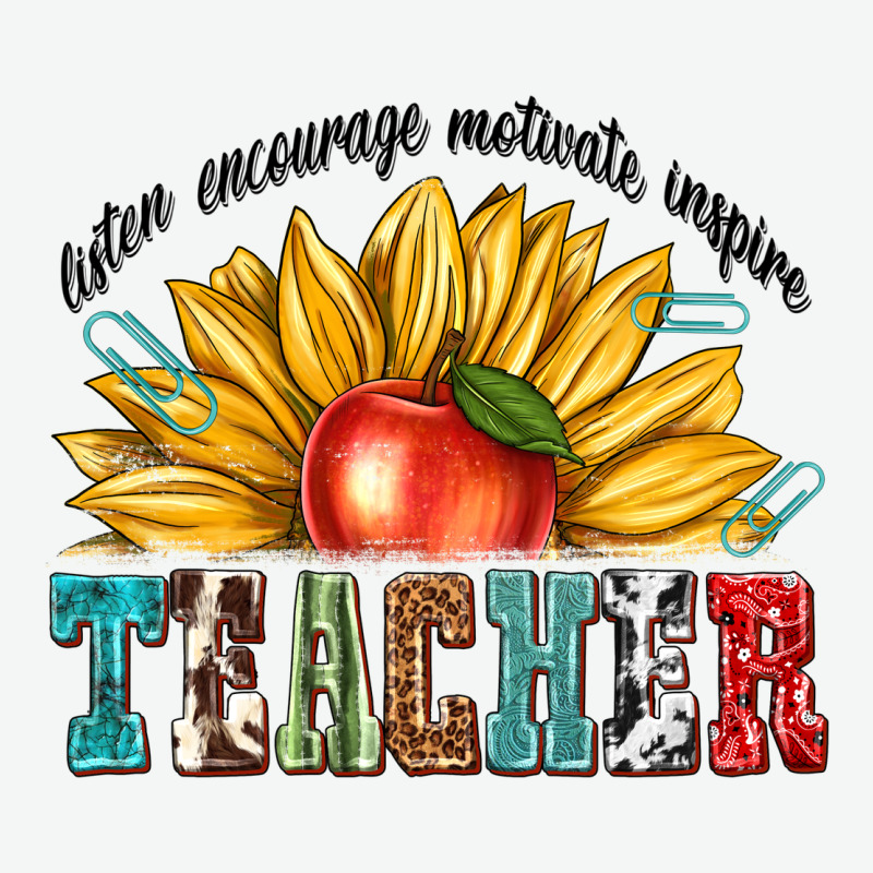 Teacher With Sunflower Urban Heavy Tee by texasbilliewilder | Teevron