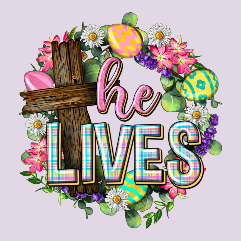 He Lives Easter With Flowers Classic Tee by Neo Western | Teevron