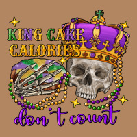 King Cake Calories Don't Count Skull Long Sleeve Tee | Teevron