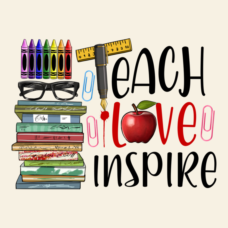 Teach Love Inspire Vintage Tee by BarkalooDesign | Teevron