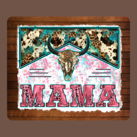 Western Bull Skull Mama Mousepad Premium Sweatshirt | Teevron