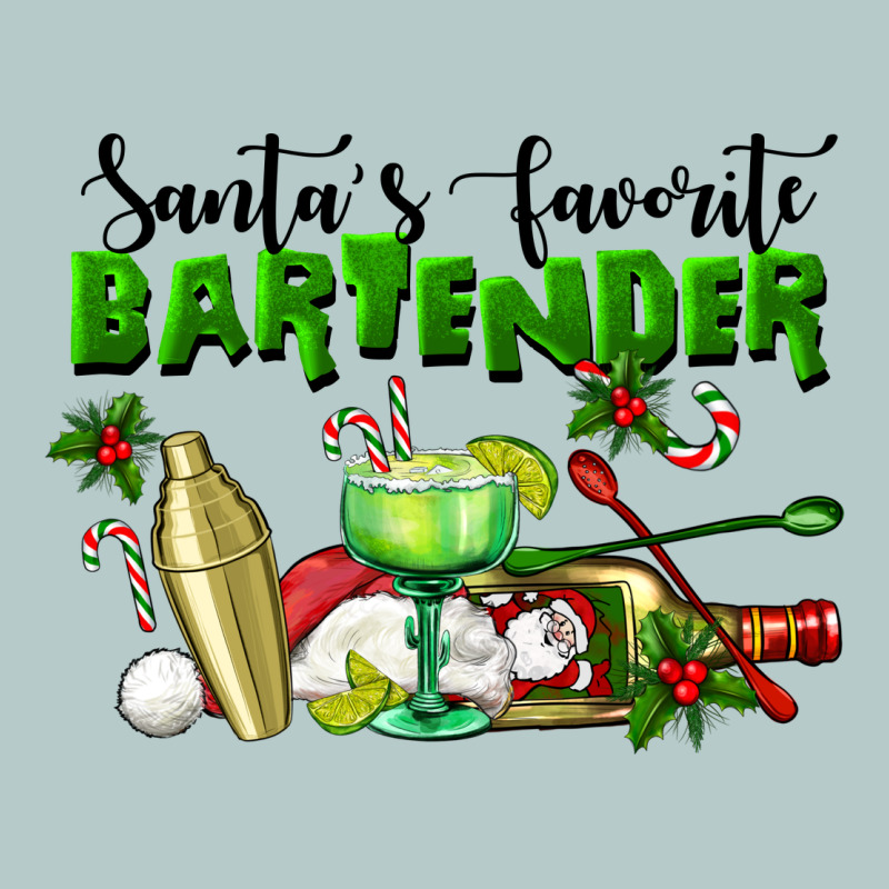 Santa's Favorite Bartender Heavy Core Tee by LillyAllenDesigns | Teevron