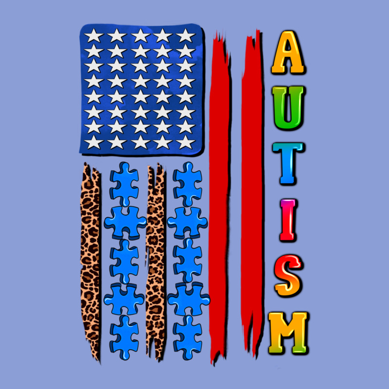 Autism American Flag Long Sleeve Tee by AdoDesignShop | Teevron