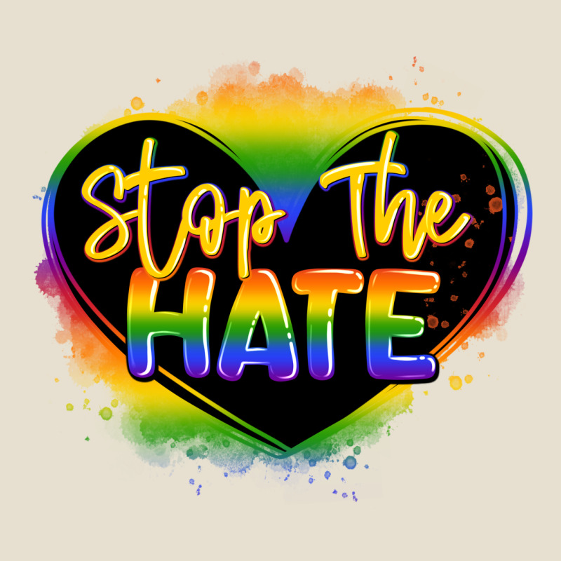 Stop The Hate Pride Lgbtq Heart Urban Hoodie by LillyAllenDesigns | Teevron
