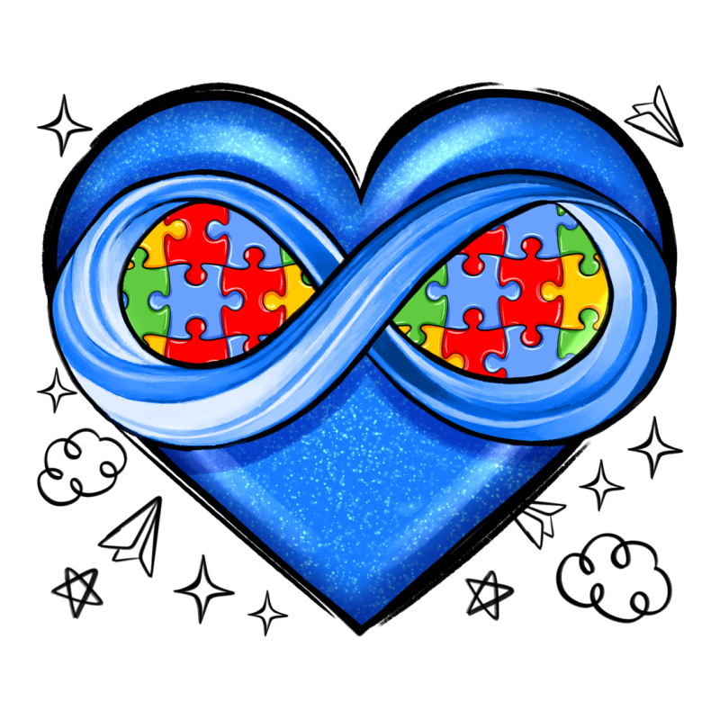 Infinity Heart Autism Awareness Zipper Hoodie by JahusDesignShop | Teevron
