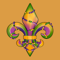 Mardi Gras Fleur De Lis Urban Heavy Tee | Teevron