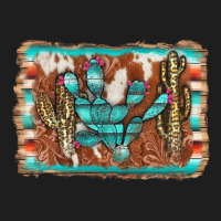 Cactus Cowhide Serape Heavyweight Hoodie | Teevron