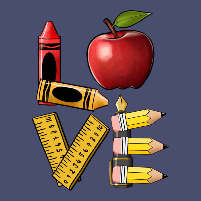 Love Teacher Vintage Tee by BarkalooDesign | Teevron