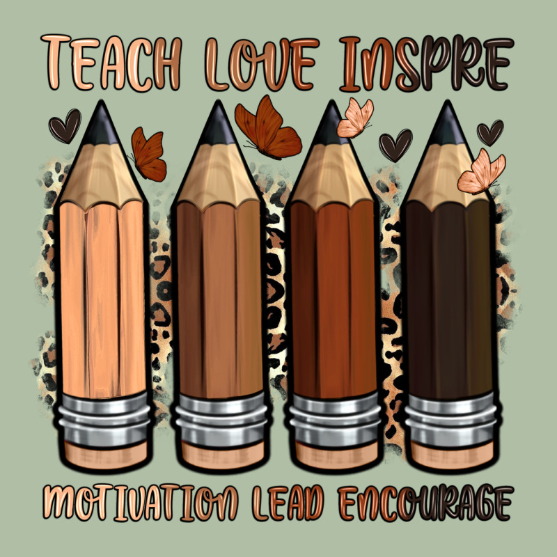 Teach Love Inspire Motivation Lead Encourage Urban Heavy Tee by Zillion Design Studio | Teevron