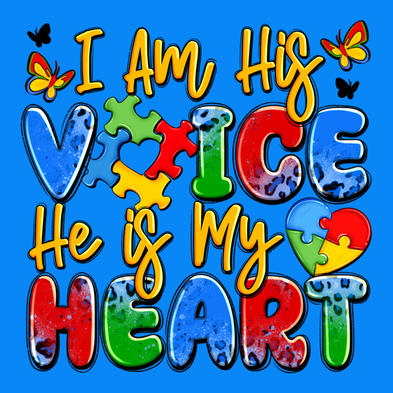 I Am His Voice He Is My Heart Zipper Hoodie by JahusDesignShop | Teevron