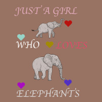Just A Girl Who Loves Elephants Premium Hoodie | Teevron