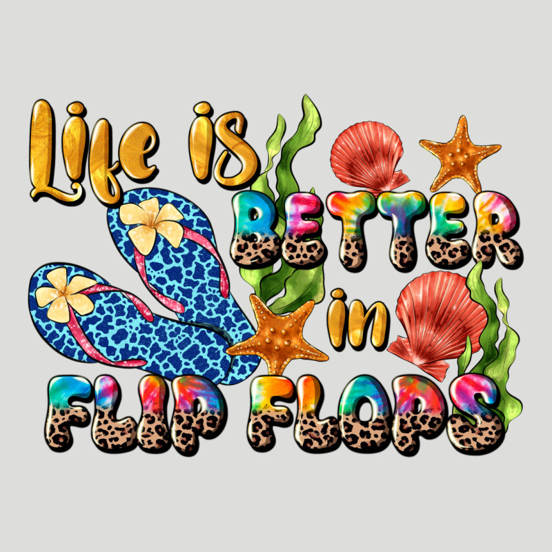 Life Is Better In Flip Flops Summer Zipper Hoodie by JahusDesignShop | Teevron