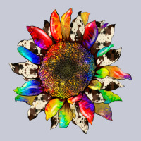 Tie Dye Sunflower With Cowhide Heavyweight Hoodie | Teevron