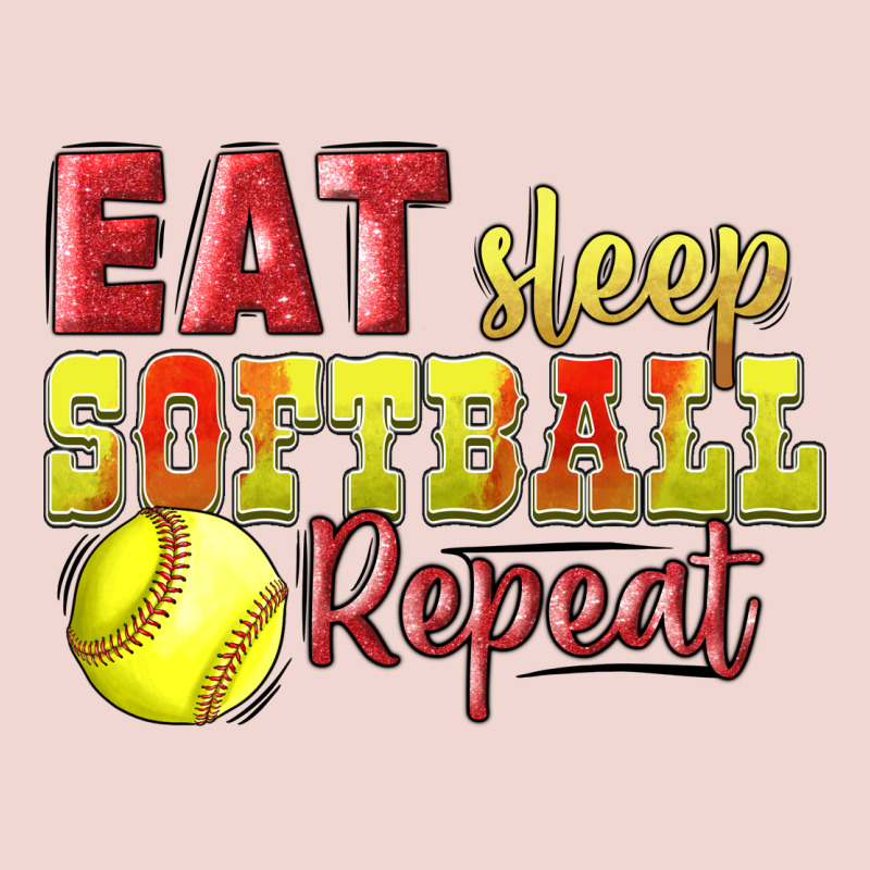 Eat Sleep Softball Repeat Premium Sweatshirt by LillyAllenDesigns | Teevron