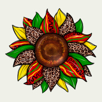 Juneteenth Leopard Sunflower Urban Heavy Tee | Teevron