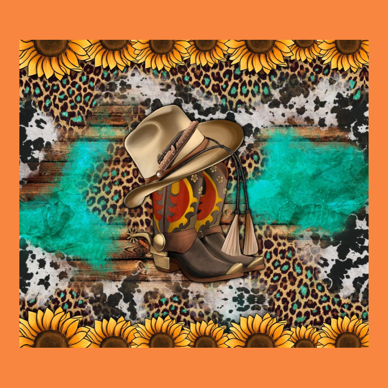 Western Boots And Sunflowers Tumbler Premium Sweatshirt by Jasminsmagicworld | Teevron
