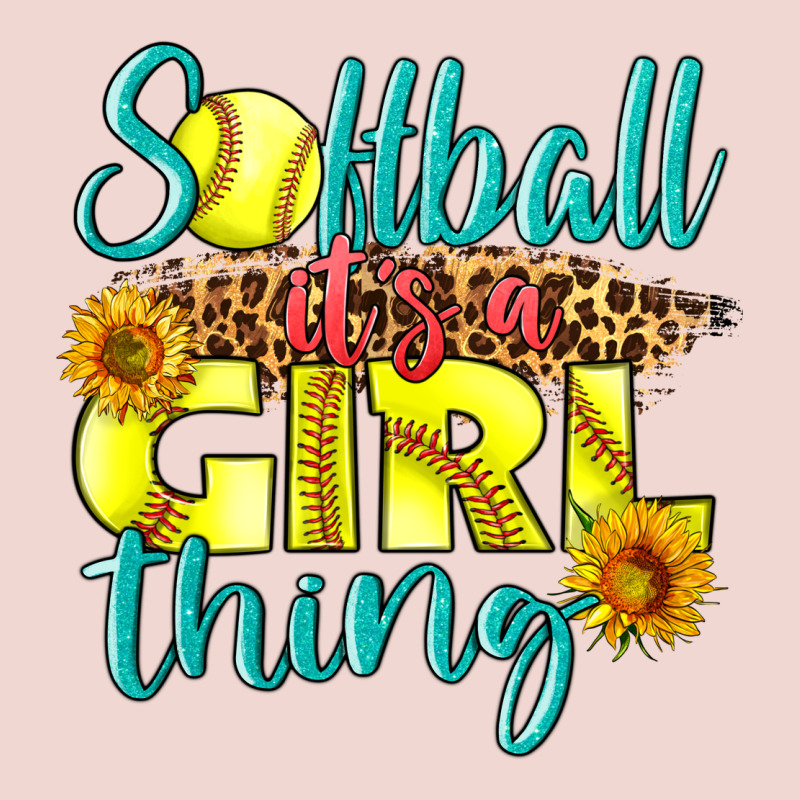 Softball It's A Girl Thing Premium Sweatshirt by LillyAllenDesigns | Teevron