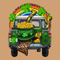 St Patrick's Day Truck With Pot Of Gold Horseshoe And Rainbow Vintage Tee | Teevron