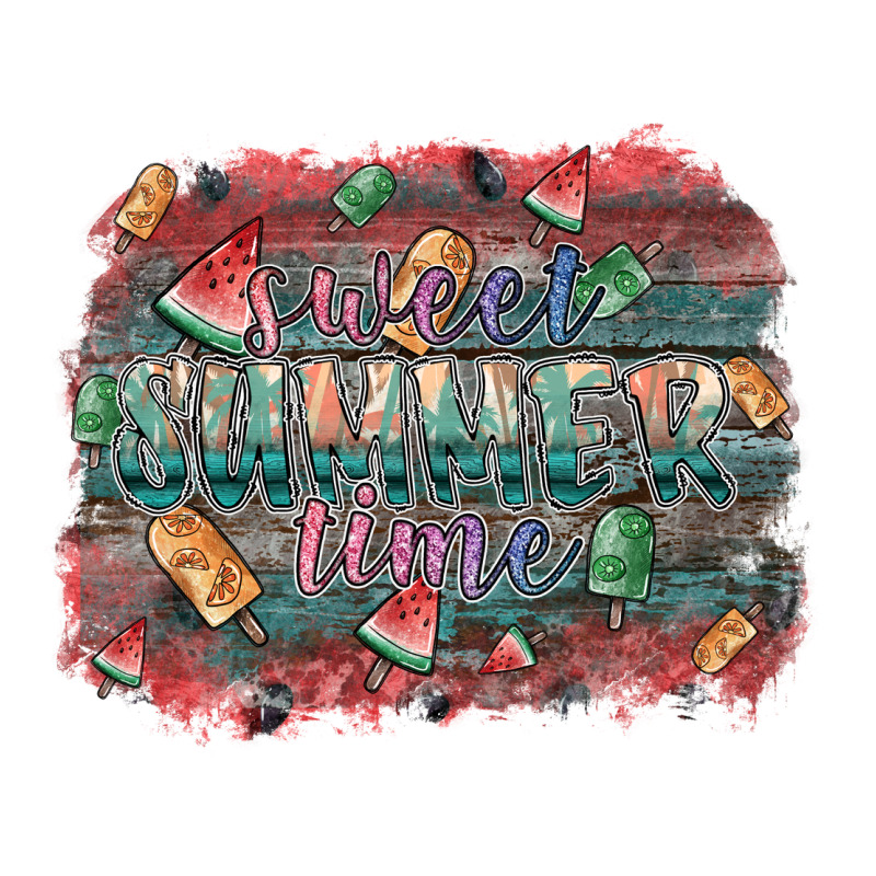 Sweet Summer Time Long Sleeve Tee by SublimationCraftShop | Teevron
